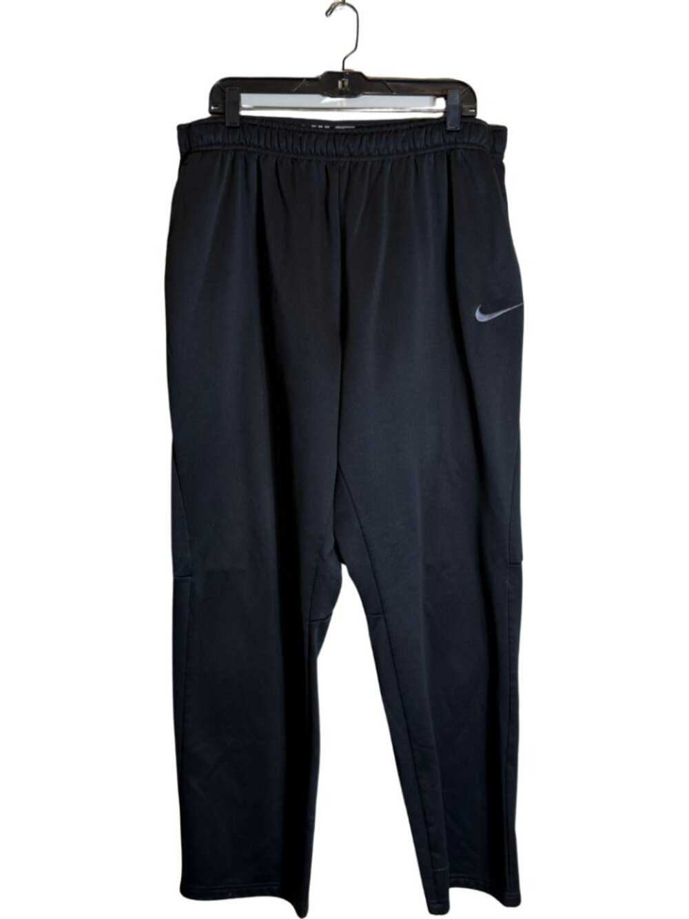 Nike Dri-FIT Fleece Straight Leg Sweatpants Mens XXLT Black Training Workout Gym